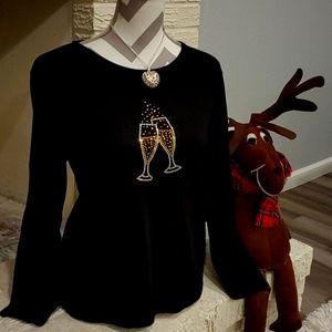 Karen Scott Holiday Top!